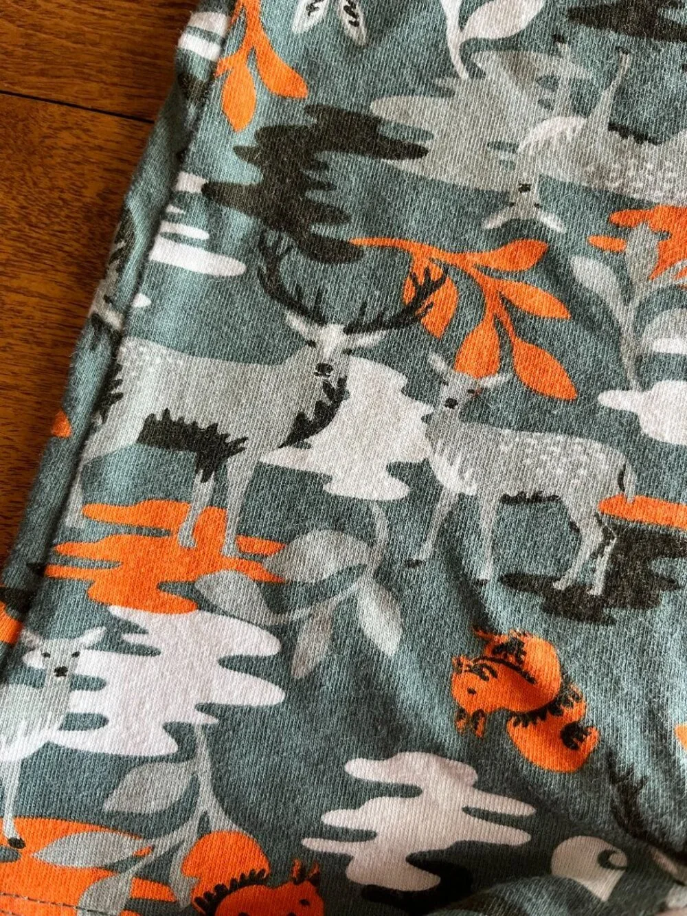 Carhartt forest animals camo shortie romper 9m